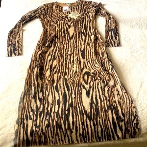 Animal print dress